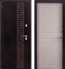 Заводские двери ТТ G301 в цвете Дуб беленый с терморазрывом