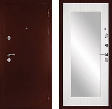 Дверь Сударь С-503 Сандал белый с зеркалом