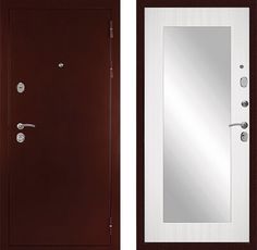 Дверь Сударь С-503 Сандал белый с зеркалом