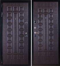 Заводские двери Премиум 3К в цвете венге